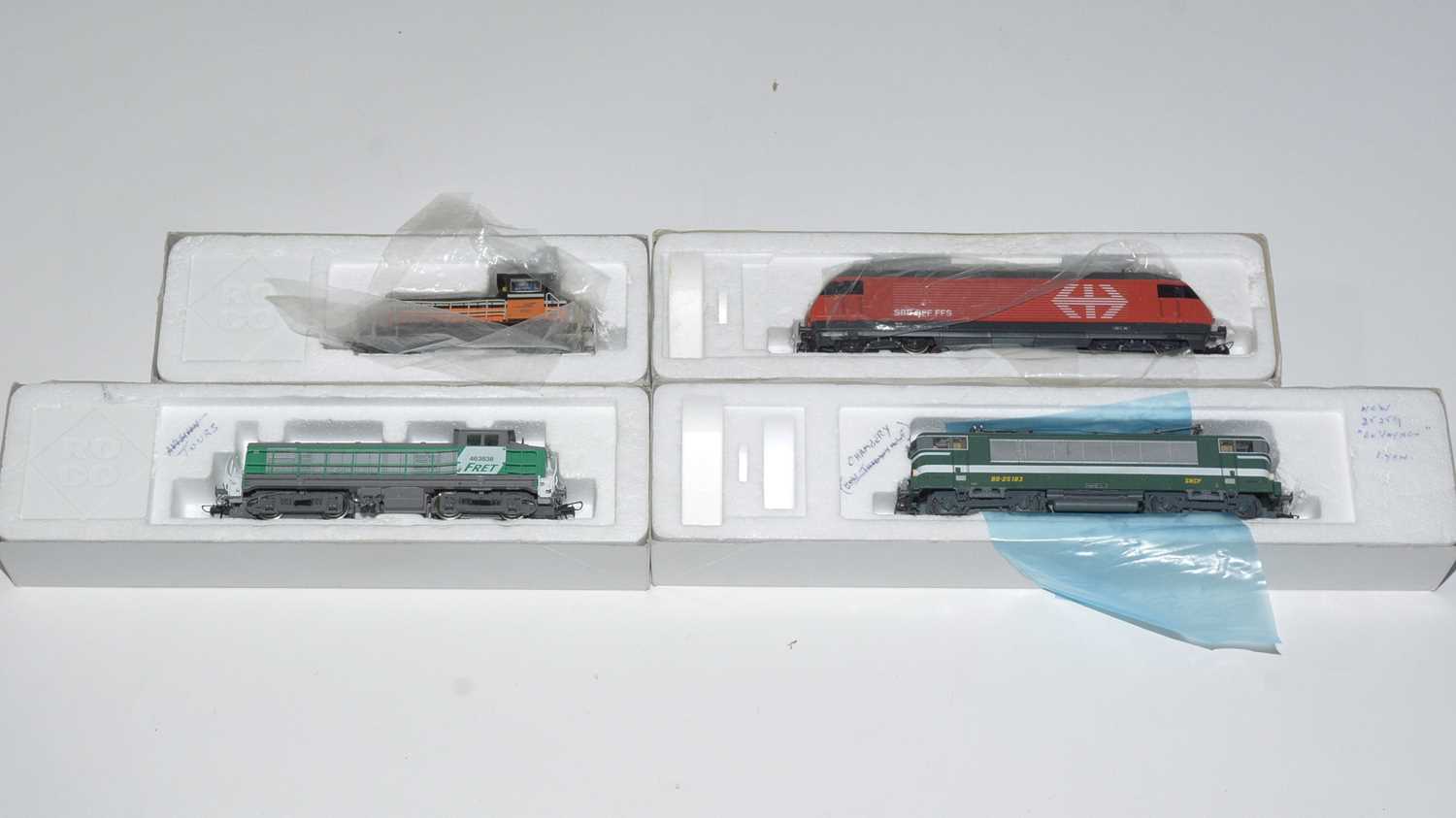 Lot 72 - Four Roco 00-gauge locomotives