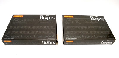 Lot 28 - Hornby The Beatles 'Singles from Liverpool' boxed railway set.