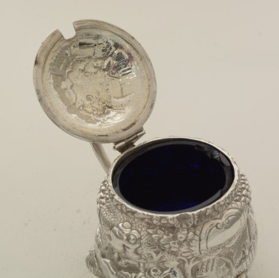 Lot 96 - A Victorian Scottish silver mustard pot