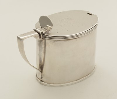 Lot 97 - A Victorian large silver mustard pot