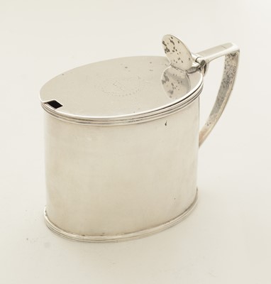 Lot 97 - A Victorian large silver mustard pot