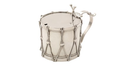 Lot 109 - A Victorian silver novelty mustard pot