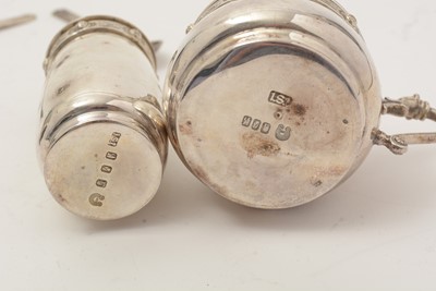 Lot 30 - A late-20th century Irish silver condiment set