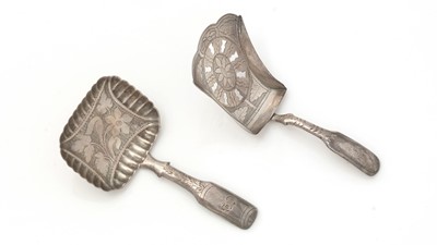 Lot 253 - Two caddy spoons