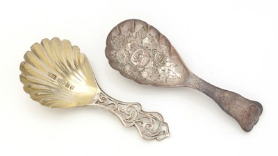 Lot 254 - Two Victorian caddy spoons