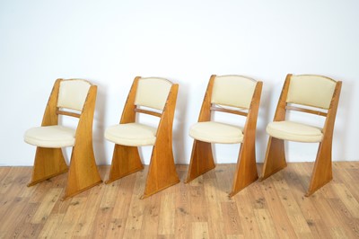 Lot 33 - A set of four 1950s oak Cromwell chairs by E Gomme