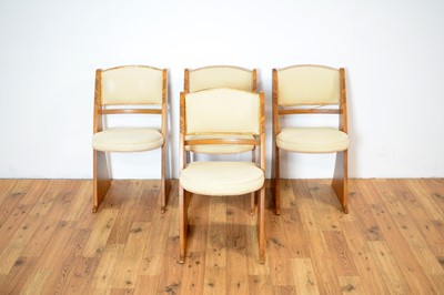 Lot 33 - A set of four 1950s oak Cromwell chairs by E Gomme