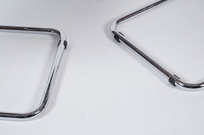 Lot 13 - After Mies Van Der Rohe - MR10 - A pair of vintage 1960's chrome plated cantilever chairs