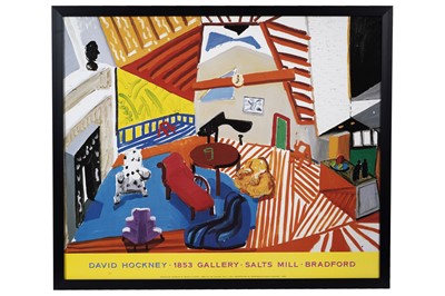 Lot 285 - After David Hockney OM CH RA - 1853 Gallery, Salts Mill Poster | photolithographic print