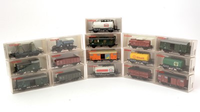 Lot 135 - Fleischmann HO-gauge rolling stock