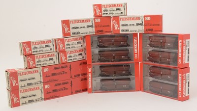 Lot 147 - A selection of Fleischmann rolling stock