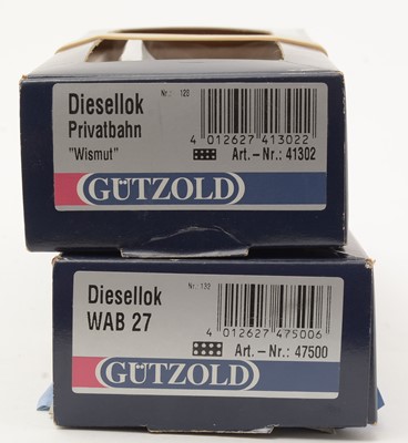 Lot 150 - Two Gutzold diesel locomotives