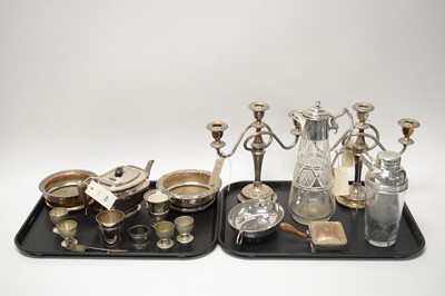 Lot 228 - A selection of silver-plated wares