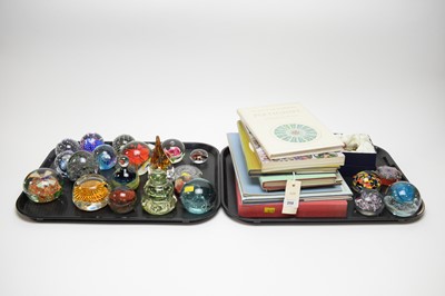 Lot 208 - A collection of glass paperweights