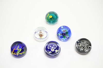 Lot 248 - Six limited edition Caithness paperweights