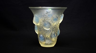 Lot 955 - Lalique 'Saint Francois' opalescent vase