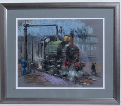 Lot 16 - Thomas 'Tom' Dack - Taking on Water | pastel