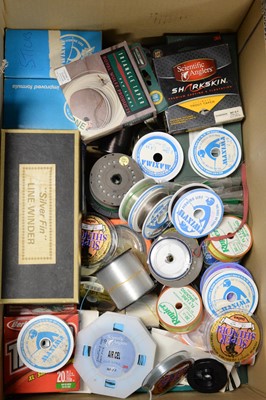 Lot 382 - A quantity of fishing fly tying wire; and other fishing items