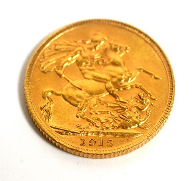 Lot 183 - A George V gold sovereign