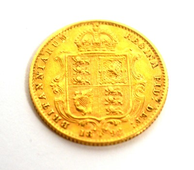 Lot 185 - A Queen Victoria gold half sovereign, 1892.