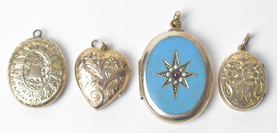 Lot 232 - Four lockets