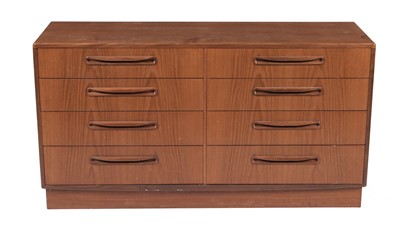 Lot 15 - Victor B Wilkins for G Plan - Fresco: A retro teak chest of drawers