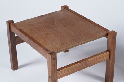 Lot 16 - A mid Century Danish inspired teak nest of graduating tables