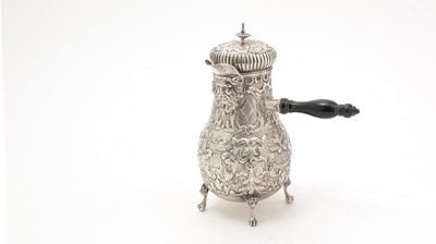 Lot 219 - A 19th Century Dutch silver coffee pot