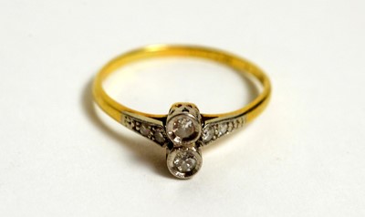 Lot 194 - An early 20th Century diamond ring