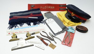Lot 789 - Railwayana including stationary, clothing and other items