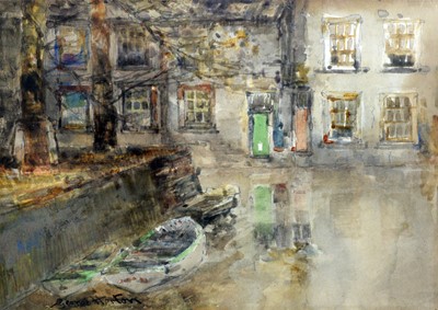 Lot 1073 - George Edward Horton - Reflections in Water | watercolour