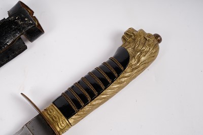 Lot 851 - An Italian Fascist Youth Naval dagger