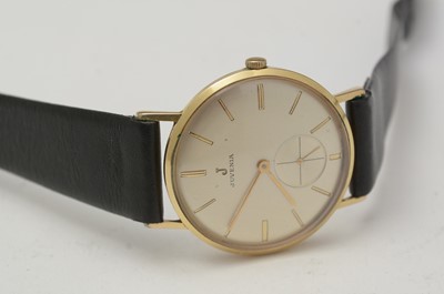 Lot 483 - Juventa: a gold-plated cased manual wind wristwatch