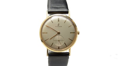 Lot 441 - Juventa: a gold-plated cased manual wind wristwatch