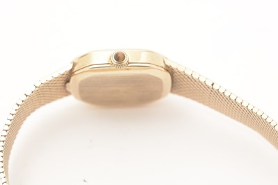Lot 522 - Omega: a 9ct yellow gold manual wind cocktail watch