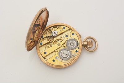 Lot 518 - Jay's, Essex and London: an 18ct yellow gold cased open faced fob watch