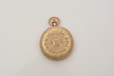 Lot 518 - Jay's, Essex and London: an 18ct yellow gold cased open faced fob watch