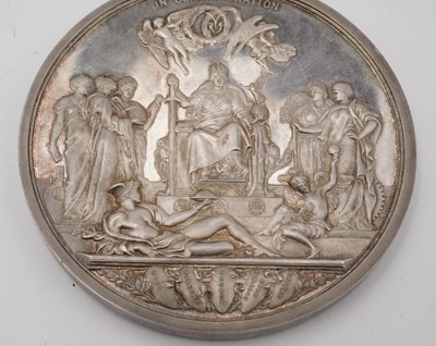 Lot 101 - Queen Victoria, Golden Jubilee, 1887, a silver medal by L.C. Wyon