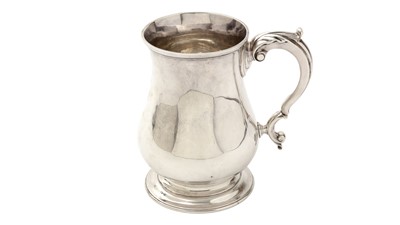 Lot 139 - A Victorian silver large mug