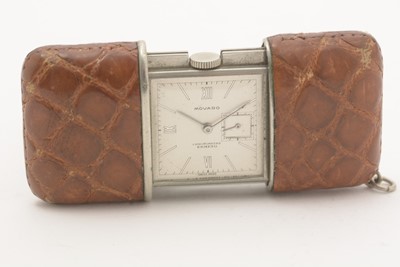 Lot 514 - A bag watch by Movado and another