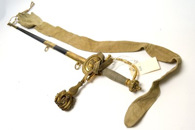 Lot 988 - A Victorian court sword, by Sandilands & Son