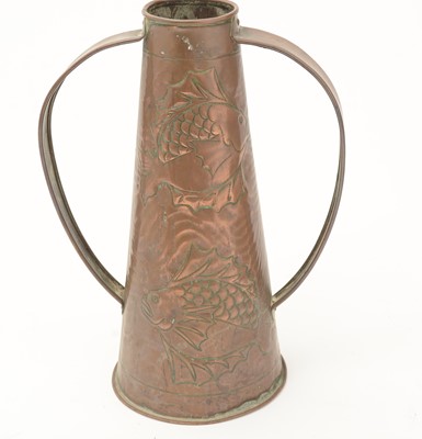 Lot 748 - A collection of Arts and Crafts copper wares