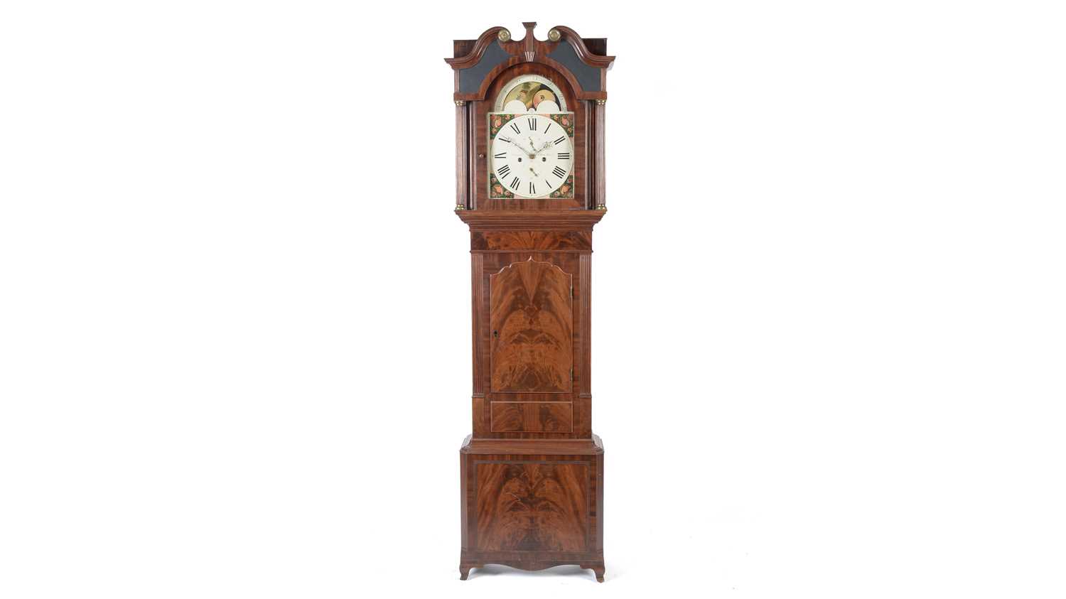Lot 1244 - John Wignall of Ormskirk: A Victorian mahogany longcase clock
