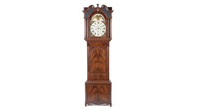 Lot 1244 - John Wignall of Ormskirk: A Victorian mahogany longcase clock