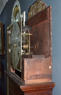 Lot 1244 - John Wignall of Ormskirk: A Victorian mahogany longcase clock