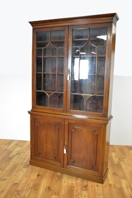 Lot 70 - A late 19th Century mahogany bookcase