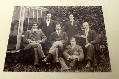 Lot 826 - An ablum of early 20th Century photographs of Christ's College Cambridge sports teams