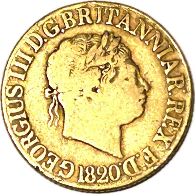 Lot 95 - A George III gold sovereign, 1820