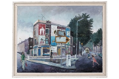Lot 773 - Joyce Mary Tully - Advertising in Chelsea | oil