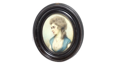 Lot 1034 - Horace Hone - Portrait of the Actress Sarah Siddons | watercolour